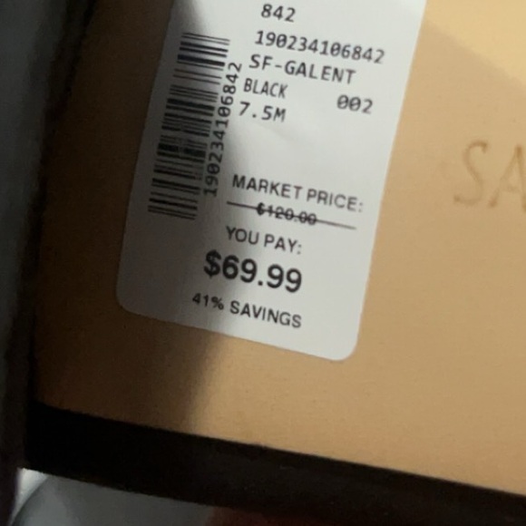 SAKS 5th Avenue Black Suede Heels - Picture 6 of 7